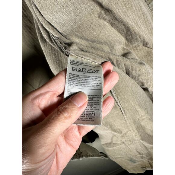 Army green quiet luxury utility jacket Banana Republic S - Picture 7 of 13